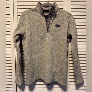 Patagonia Women’s Better Sweater Quarter Zip in Gray
